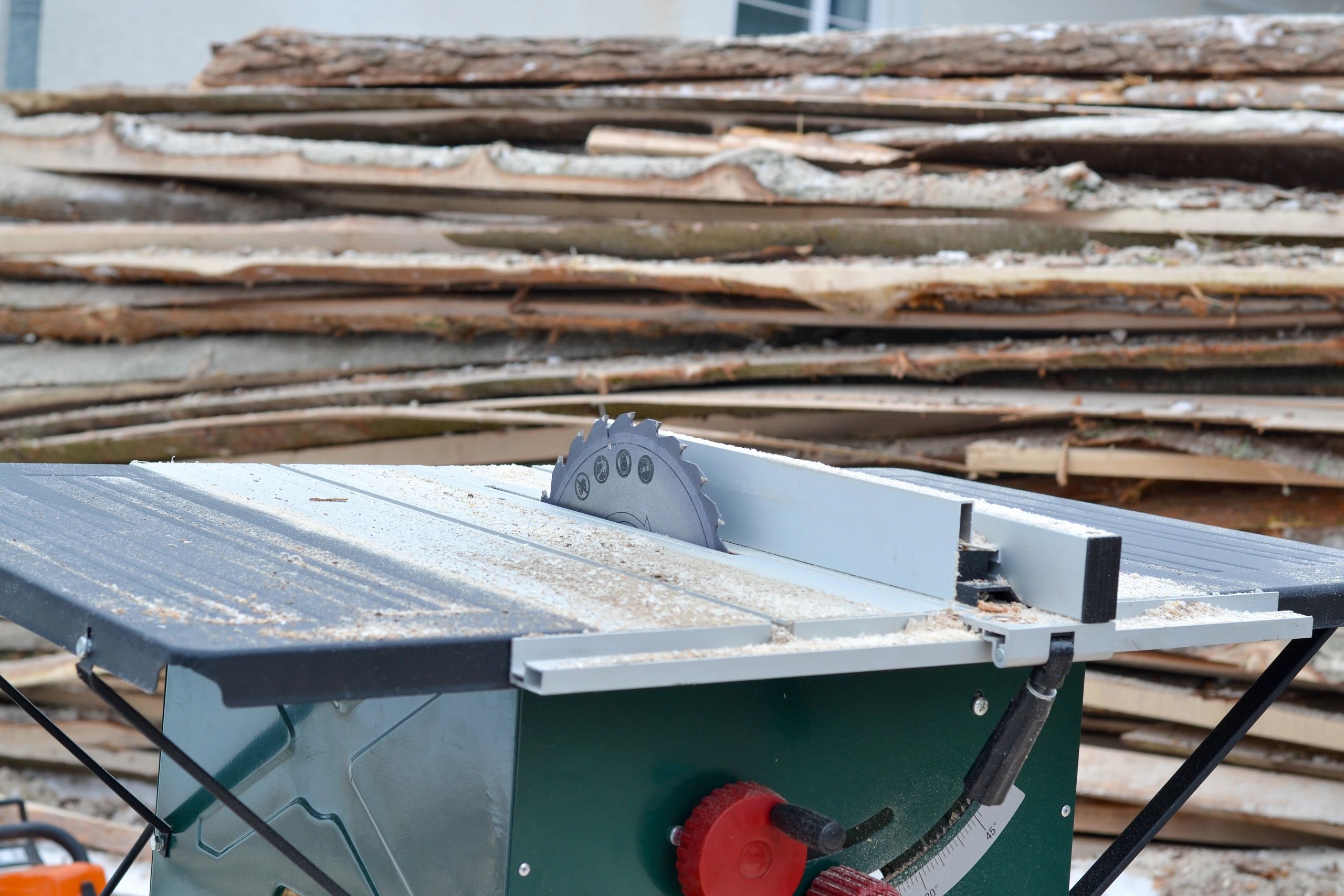 Timber and lumber prepared for custom woodworking